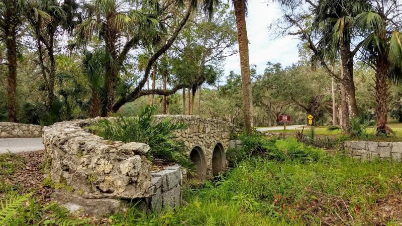 Historic masonry constructed by the CCC in the 1930s.