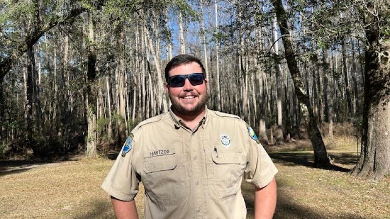 Trevor Hartzog at Ponce de Leon Springs.