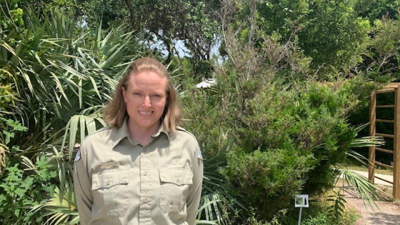 Teresa Ryan works at Gamble Rogers Memorial State Recreation Area at Flagler Beach.