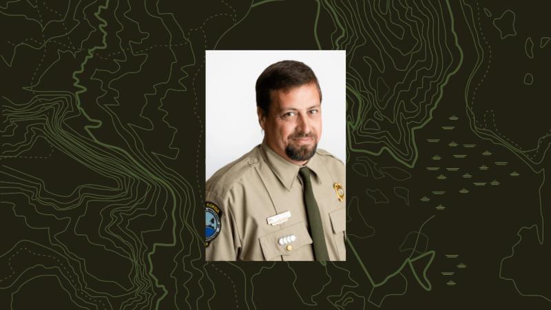 Ken Torres topo portrait in uniform. 