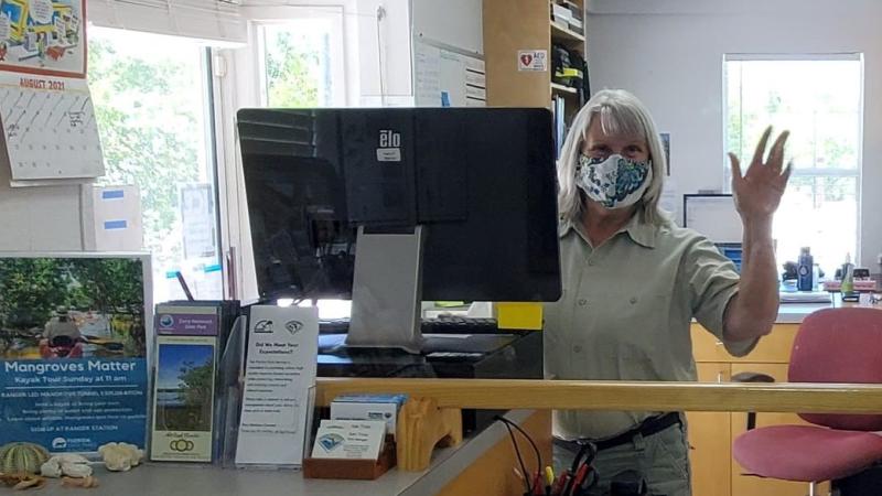 Jolynne Carlo, ranger at Curry Hammock State Park.