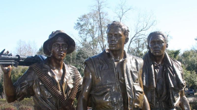 monument, memorial, walk, statue, figures