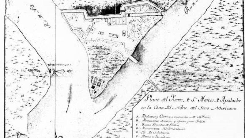 Historic plans for the fort. 