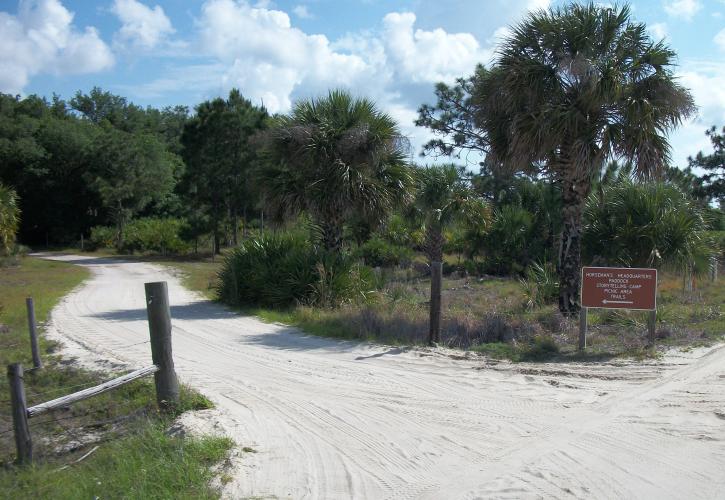 Entrance Road to Horseman's Headquarters