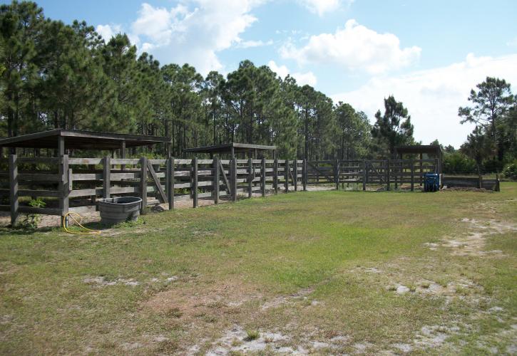 paddocks at Horseman’s Headquarters Day Use area	