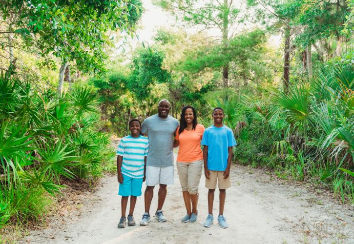 Family Hiking at Florida State Parks