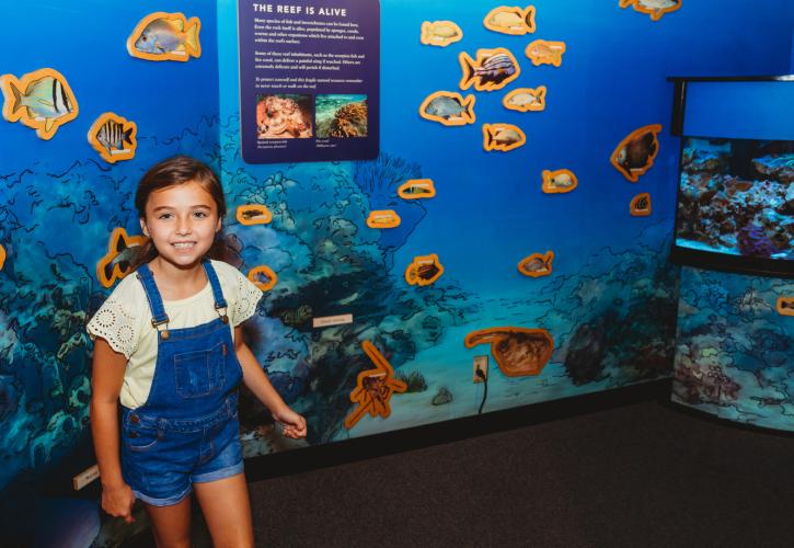 Child in the Visitor's Center