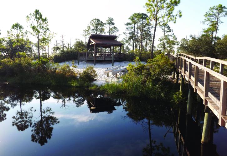 Pavilion with Canoes