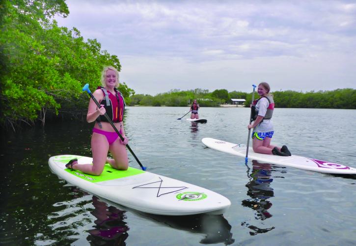 Visitors on SUP