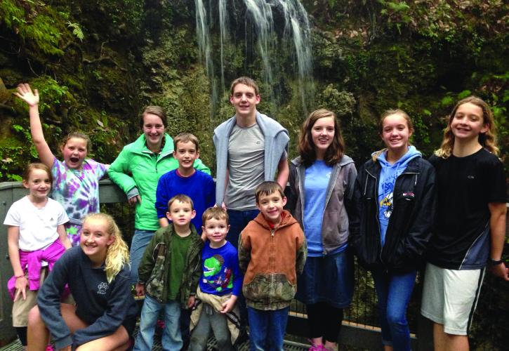 Family at the Falls