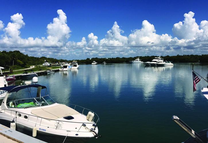 Boat camping area