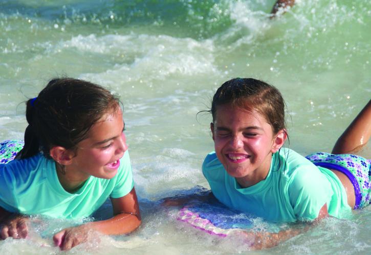Kids Playing in the Surf
