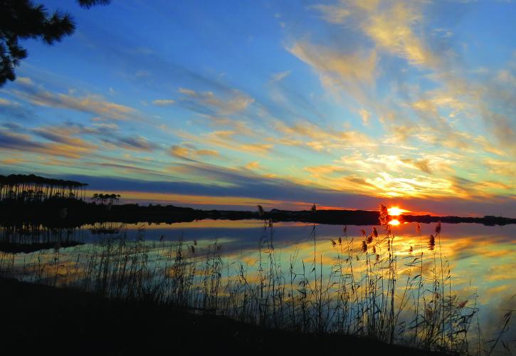 Sunset view at Grayton Beach