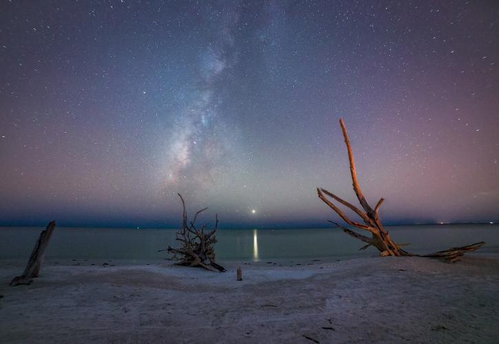 Lovers Key at night