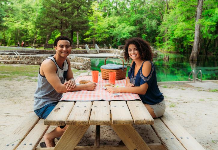 Picnicking at Ponce de Leon