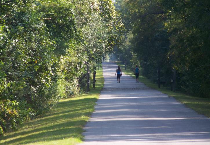 Walking at Blackwater Heritage State Trail