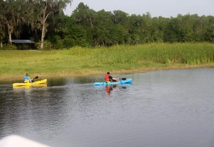 Paddling at Colt Creek
