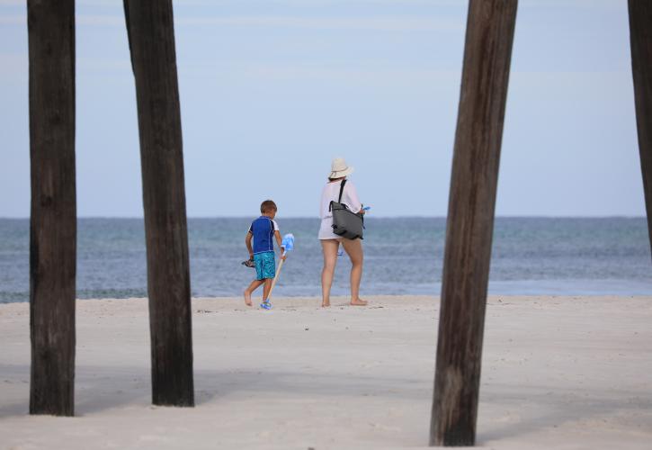 Camp Helen Beachgoers