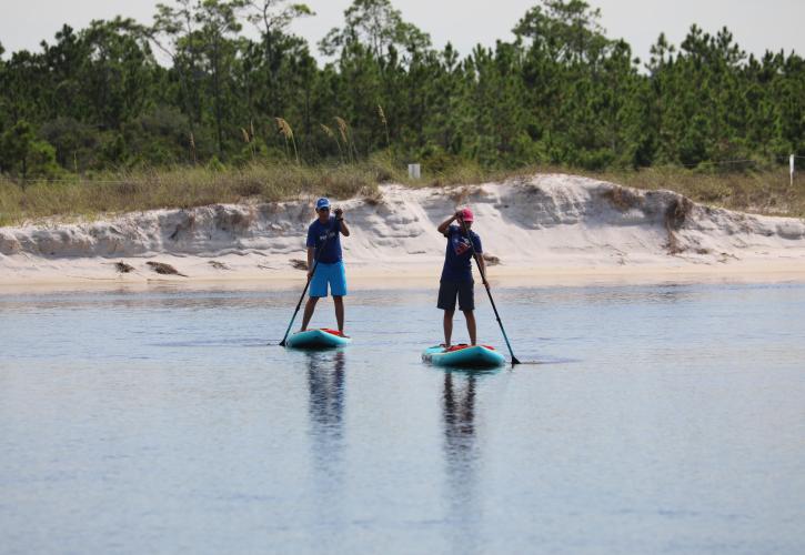 Camp Helen - Stand Up Paddlers