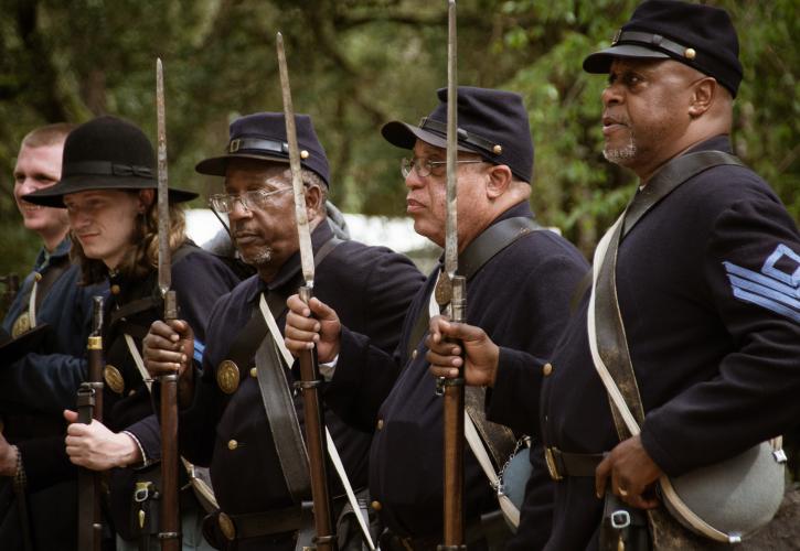 soldiers, reenactment