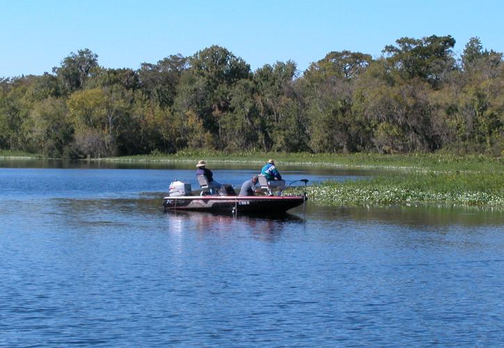 Fishing on the lake
