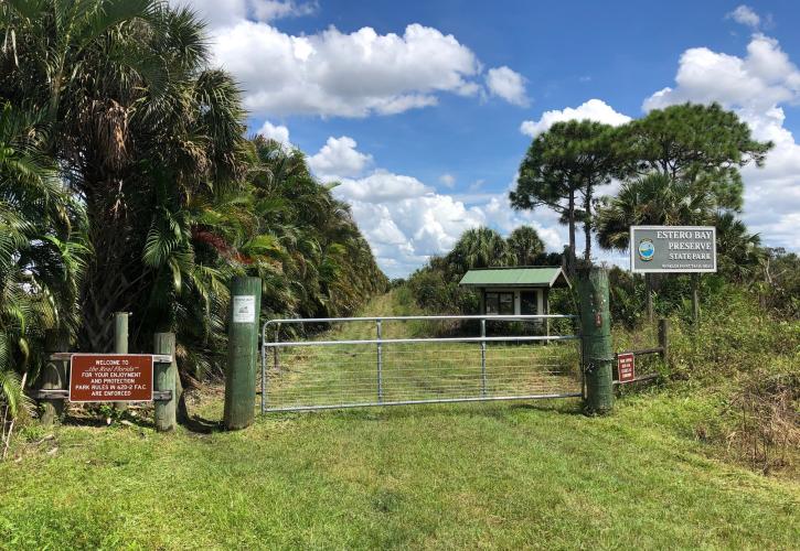 Gate at Winkler Point.