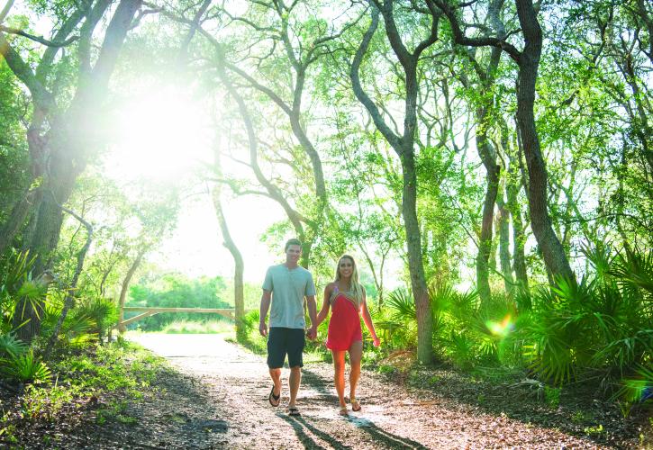 Couple on a hike