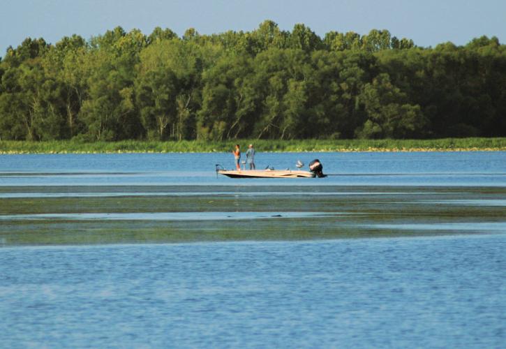Three Rivers Fishing Boat on Lake Seminole