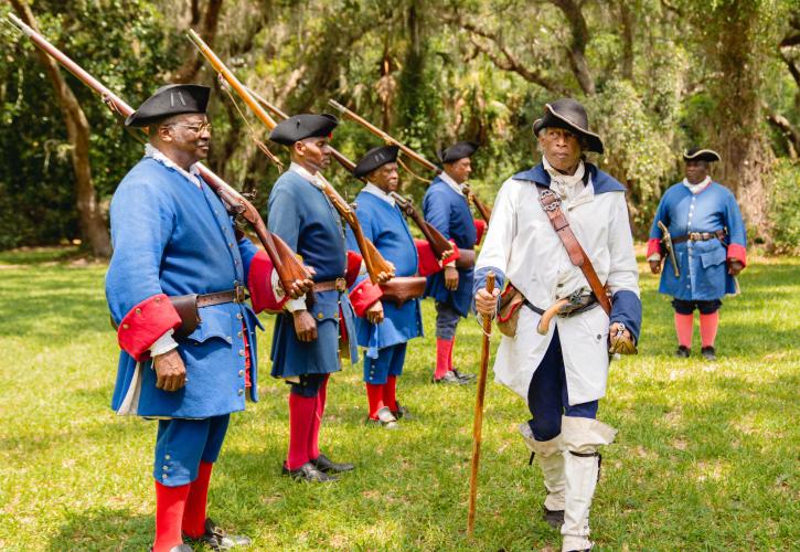 Living historians tell the stories of Fort Mose.