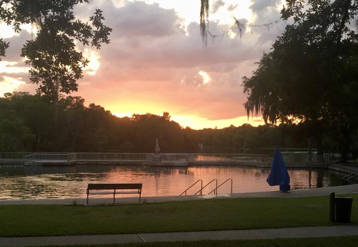 Sunset at De Leon Springs