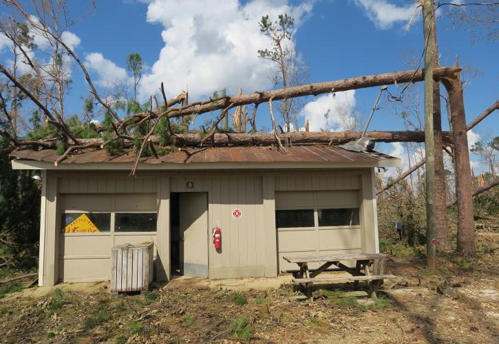 Three Rivers Hurricane damage building