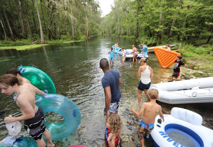 Ichetucknee Springs Tubers