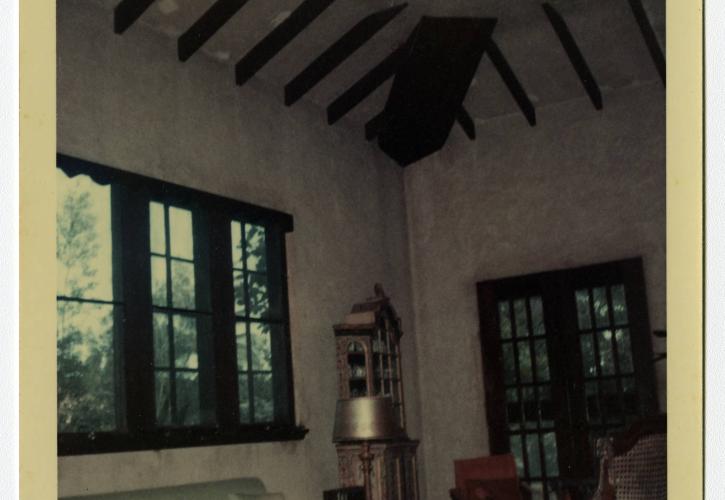 Interior of house, circa 1988. Courtesy of Special Collections, University of Miami Libraries, Coral Gables, Florida.