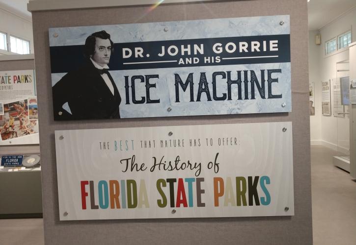 Interpretive Display at John Gorrie Museum State Park