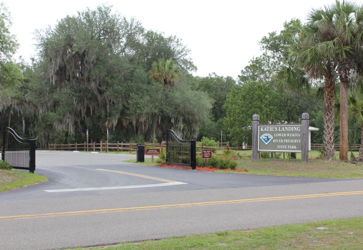 Lower Wekiva River Preserve Launch Entrance