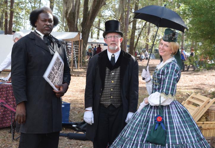 Olustee Battlefield Demonstrators 