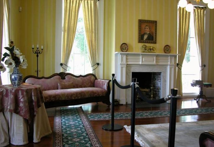 sitting, room, historic, home, antique