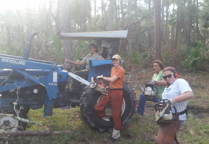 Hontoon Island State Park staff helping with Irma Recovery Efforts