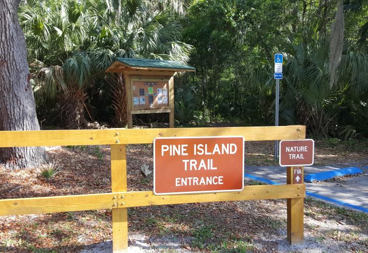Pine Island Trail Entrance