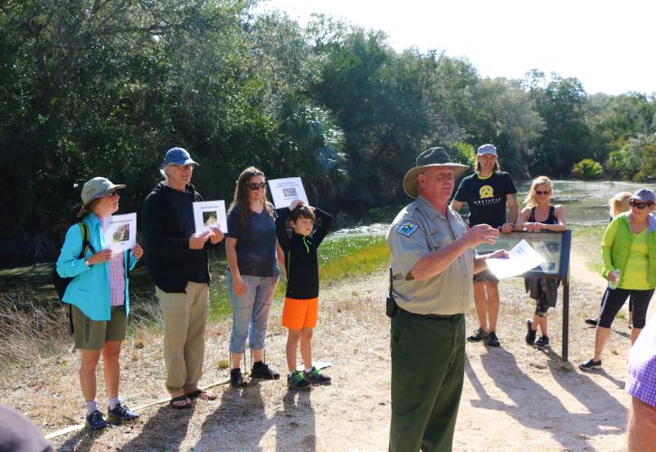Quarry Program, Instructions giving by Park Ranger