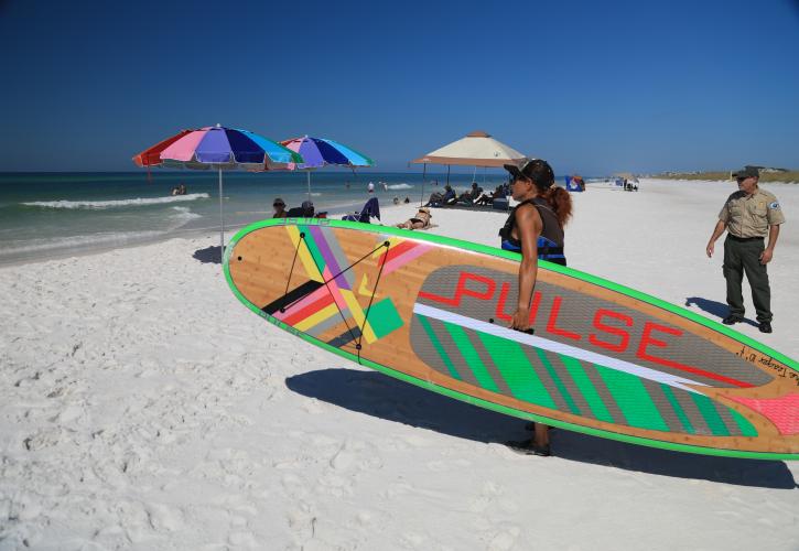Grayton Beach Surfer