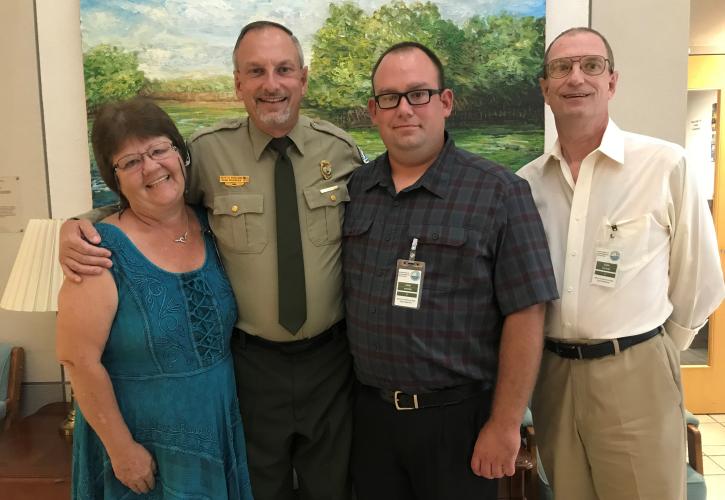 Scott Spaulding with family