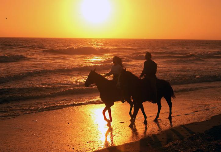 Sunset on the beach