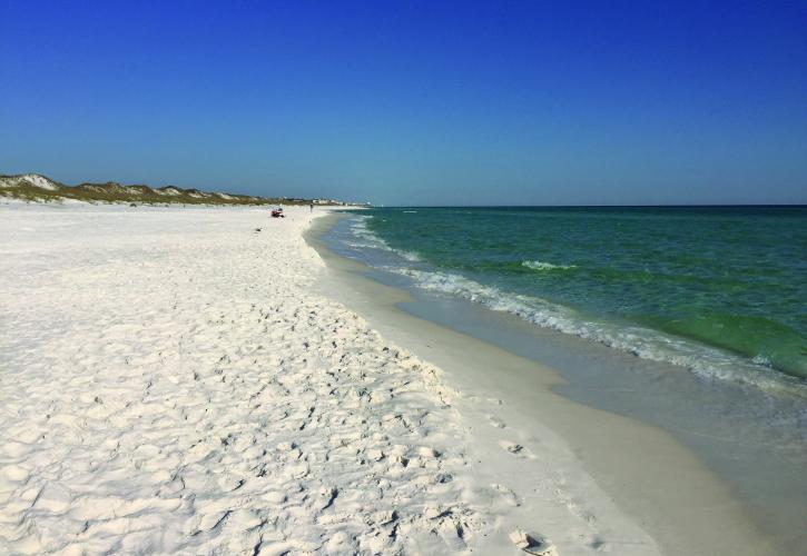 Beach view at Topsail