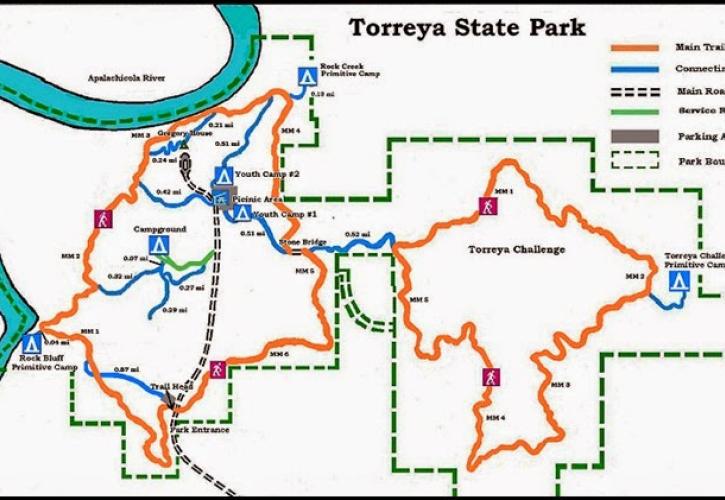 Torreya Trail Map