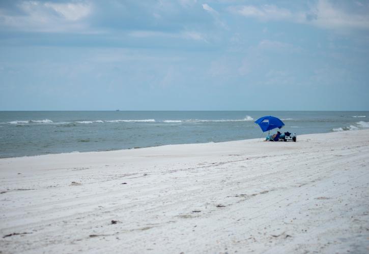 The beach provides opportunities for swimming, sunning and walking.