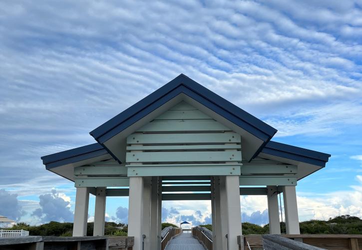 A photo of the pavillion at Rish