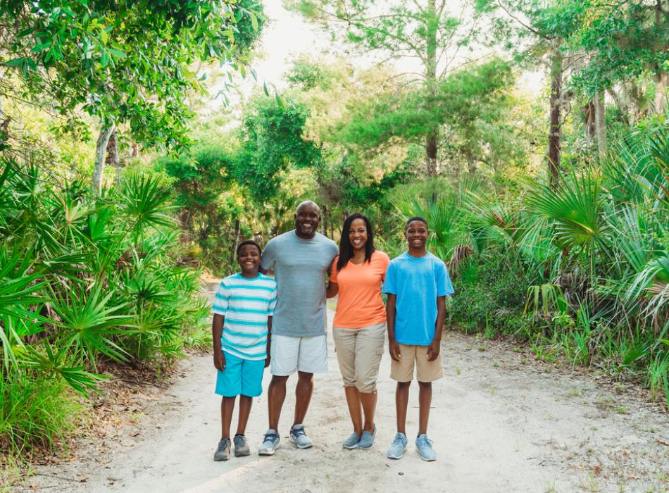 Family Hiking at Florida State Parks