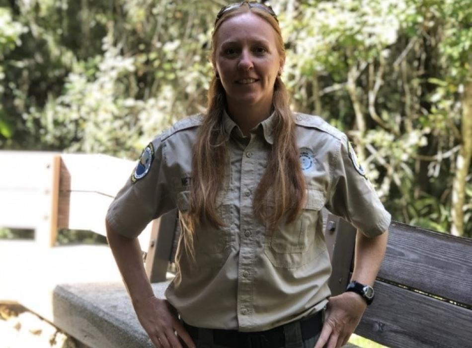 Park Ranger Brandy Nethery. 