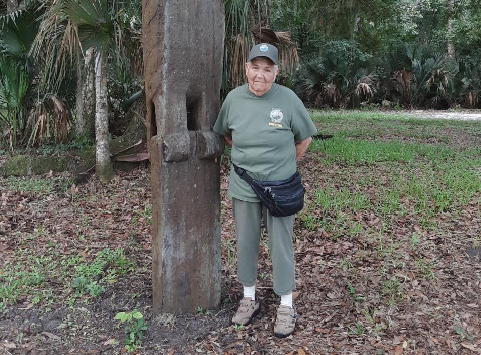 Volunteer Jean Fletcher.